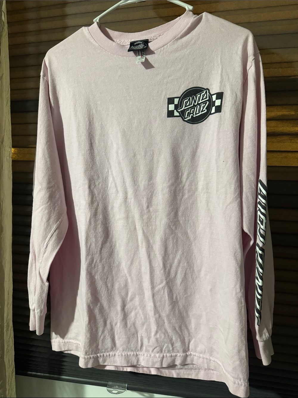 Santa Cruz Pink Long Sleeve Tee
